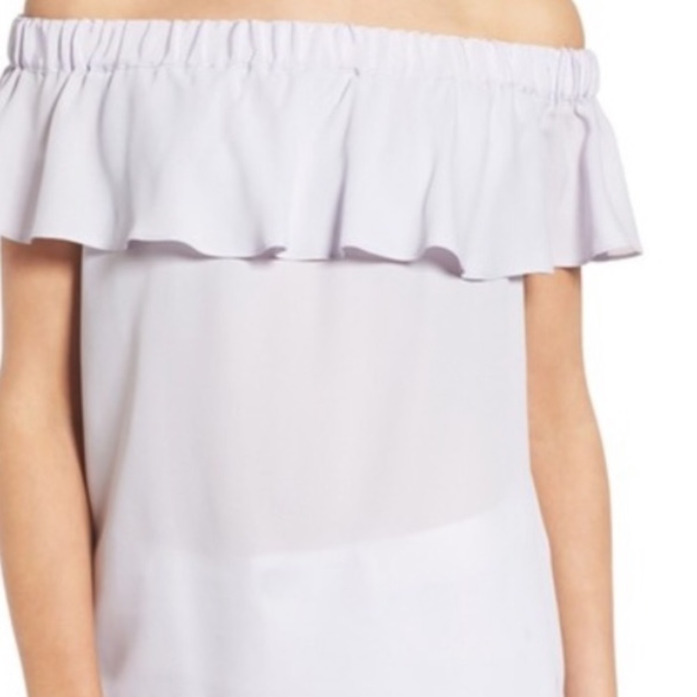 Chelsea 28 off the shoulder bow back top